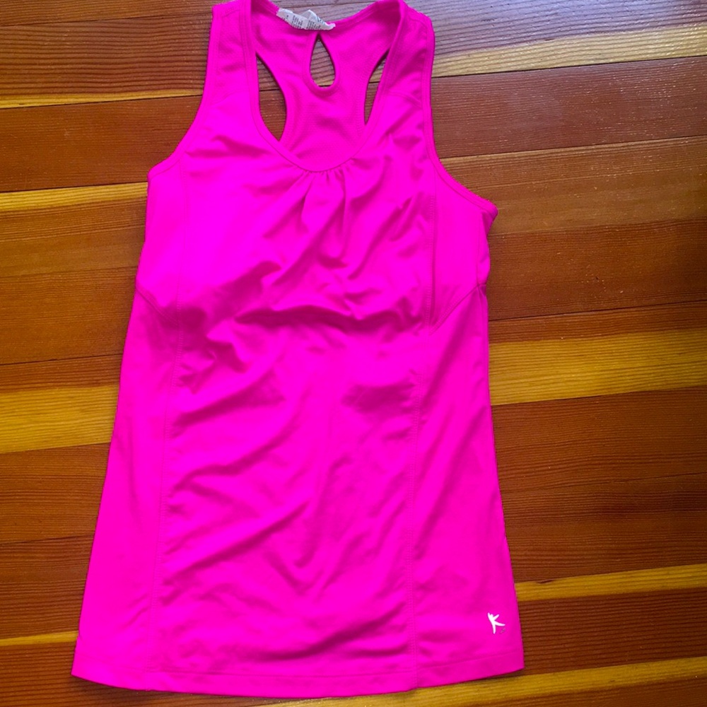 Danskin medium (8-10) bright pink athletic support inside,, Great condition